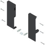 TANDEMBOX держатель фасада, высота C, для выс. внутр. ящ. с одинарн. релингом, левый/правый, TANDEMBOX antaro