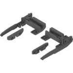 Фиксатор для выдвижной полки, толщина панели H 16 мм