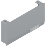 Подъемный механизм AVENTOS HK top, заглушка, основная, с предварительно вмонтированной малой заглушкой, гладкий, правая (светло-серый)