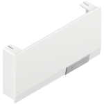 Подъемный механизм AVENTOS HK top, заглушка для силового механизма, с предварительно вмонтированной малой заглушкой, прав. (белый-шелк)