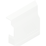 Малый поворотный подъемник AVENTOS HK-S, заглушка для силового механизма, рифленый, лев. (Белый шелк)