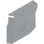 Малый поворотный подъемник AVENTOS HK-S, заглушка для силового механизма, рифленый, прав. (светло-серый)