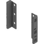 MERIVOBOX держатели для задней стенки из ДСП, высота Высота K (146 мм), левый/правый/ oрион серый, матовый