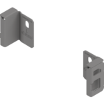 MERIVOBOX держатели для задней стенки из ДСП, высота N (82,5 мм), левый/правый/ индиум серый матовый