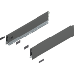Царга MERIVOBOX, высота M (91 мм), НД=450 мм, левая/правая/ орион серый, матовый