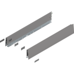 Царга MERIVOBOX, высота M (91 мм), НД=550 мм, левая/правая/ индиум серый матовый