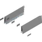 Царга MERIVOBOX, высота M (91 мм), НД=300 мм, левая/правая/ индиум серый матовый