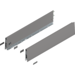 Царга MERIVOBOX, высота K (129 мм), НД=600 мм, левая/правая/ индиум серый матовый