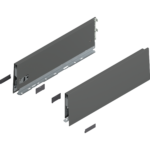 Царга MERIVOBOX, высота K (129 мм), НД=400 мм, левая/правая/ орион серый, матовый