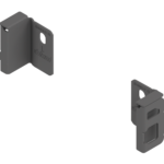 MERIVOBOX держатели для задней стенки из ДСП, высота N (82,5 мм), левый/правый/ орион серый, матовый