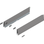 Царга MERIVOBOX, высота M (91 мм), НД=500 мм, левая/правая/ индиум серый матовый