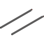 MERIVOBOX продольный релинг, НД=550 мм, левый/правый Орион серый, матовый
