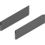 MERIVOBOX BOXCAP, НД=400 мм, высота E, левый/правый/ орион серый, матовый