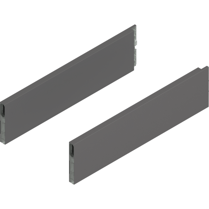 MERIVOBOX BOXCAP, НД=400 мм, высота E, левый/правый/ орион серый, матовый — изображение 1