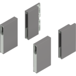 MERIVOBOX BOXCOVER, высота E, передний / задний, левая/правая/ индиум серый матовый