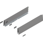 Царга MERIVOBOX, высота M (91 мм), НД=450 мм, левая/правая/ индиум серый матовый