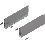 Царга MERIVOBOX, высота K (129 мм), НД=400 мм, левая/правая/ индиум серый матовый