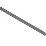 Передняя панель, с пазом для вставки, высокий внутренний ящик со вставкой, ШК=1200 мм, под раскрой, для MERIVOBOX Орион серый, матовый