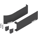 Комплект заглушек AVENTOS HF/HS/HL top (вкл. кнопка включения для установки в высверленное отверстие, в комплекте), прав.+лев., для SERVO-DRIVE