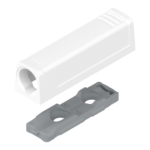 Держатель TIP-ON для дверей, короткий вариант, прям., саморезы