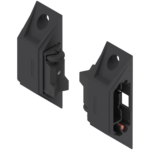 Однодверная конструкция, опорный элемент дверей по отношению друг к другу