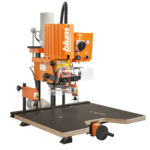 MINIPRESS P - Сверлильно-присадочный станок, Вертикальное сверление, 230 В / 50 Hz, Место подсоединения всасывающего шланга 100/50 мм