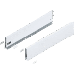 Царга MERIVOBOX, высота K (129 мм), НД=600 мм, левая/правая Белый шелк, матовый