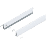 Царга MERIVOBOX, высота M (91 мм), НД=600 мм, левая/правая Белый шелк, матовый