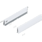 Царга MERIVOBOX, высота M (91 мм), НД=450 мм, левая/правая Белый шелк, матовый