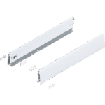 Царга MERIVOBOX, высота M (91 мм), НД=550 мм, левая/правая Белый шелк, матовый