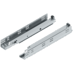 TANDEM TIP-ON полное выдвижение, направляющая﻿, 30 кг, НД=400 мм, для Толщина панели 17-19 мм, под замки, левая/правая