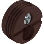 Корпус стяжки, пластмасса, под пресс (Коричневый)