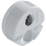 Корпус стяжки, пластмасса, под пресс Белый