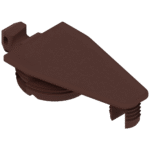 Соединитель, пластмасса, под пресс Коричневый