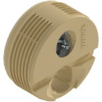 Корпус стяжки, пластмасса, под пресс бежевый