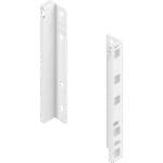 MERIVOBOX держатели для задней стенки из ДСП, высота Е (209 мм), левый/правый Белый шелк, матовый