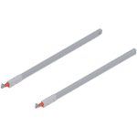 TANDEMBOX продольный релинг (сверху), ящик с высоким фасадом, НД=600 мм, левый/правый, для TANDEMBOX antaro R9006 серый металлик