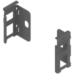 LEGRABOX держатель задней стенки из ДСП, высота N (80 мм), левый/правый Орион серый, матовый