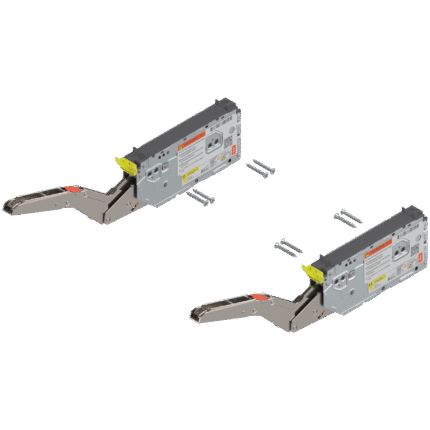 Подъемный механизм AVENTOS HK top, силовой механизм (комплект), коефф. мощ.=420-1610 (при 2 шт.), на саморезы, для TIP-ON