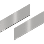 LEGRABOX Элемент декора, высота C (177 мм), НД=500 мм, прав.+лев. нержавеющая сталь (шлифов.), лаки