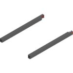 MERIVOBOX продольный релинг, НД=300 мм, левый/правый Орион серый, матовый