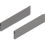 MERIVOBOX BOXCAP, НД=450 мм, высота E, левый/правый индиум серый матовый