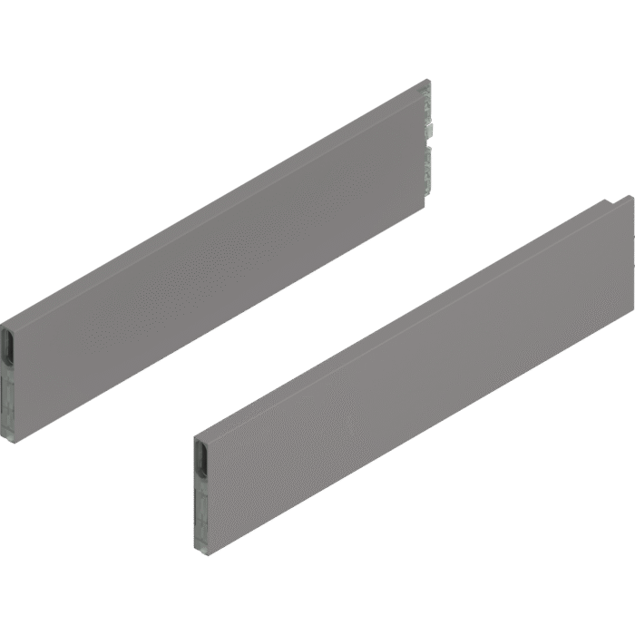 MERIVOBOX BOXCAP, НД=450 мм, высота E, левый/правый индиум серый матовый - Image 1