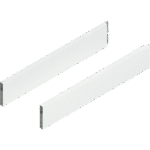 MERIVOBOX BOXCAP, НД=550 мм, высота E, левый/правый Белый шелк, матовый