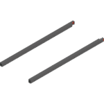 MERIVOBOX продольный релинг, НД=500 мм, левый/правый Орион серый, матовый