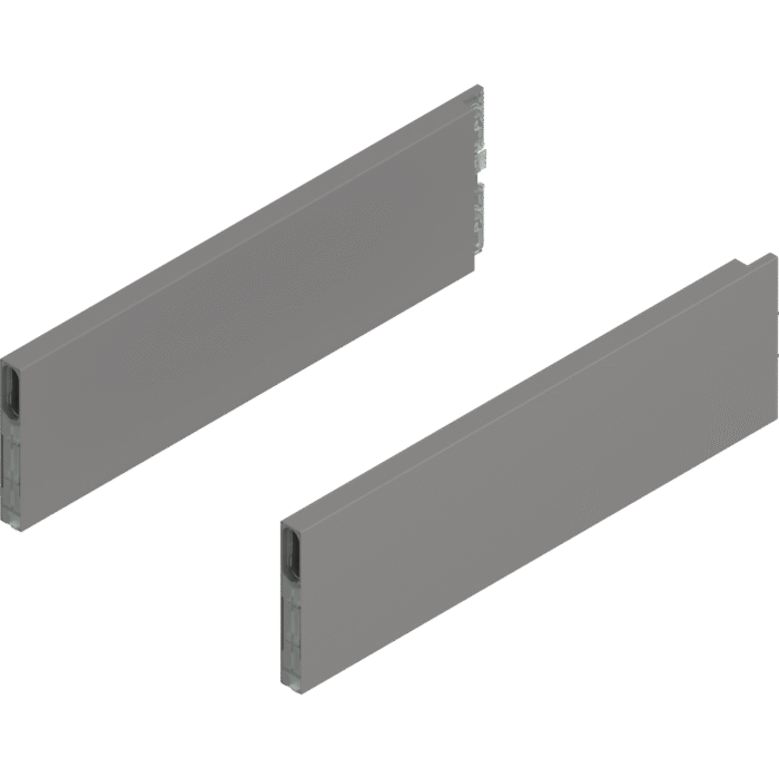 MERIVOBOX BOXCAP, НД=350 мм, высота E, левый/правый индиум серый матовый - Image 1