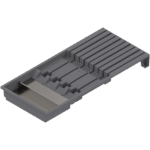 Держатель ножей AMBIA-LINE, для 4 больших и 5 маленьких ножей, ширина=186 мм, для LEGRABOX/MERIVOBOX