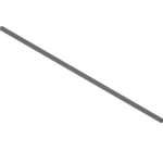 MERIVOBOX поперечный релинг, до ШК=1200 мм, длина=1059 мм, под раскрой Орион серый, матовый