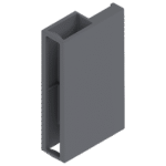 TANDEMBOX держатель для вставки, для систем с высотой С, Пластмасса, прав., для TANDEMBOX antaro R7037 темно-серый