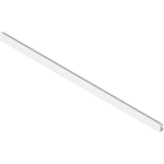 Передняя панель, с пазом, для внутренних галерей со вставкой, до ШК=1200 мм, под раскрой, белый шёлк Белый шелк, матовый